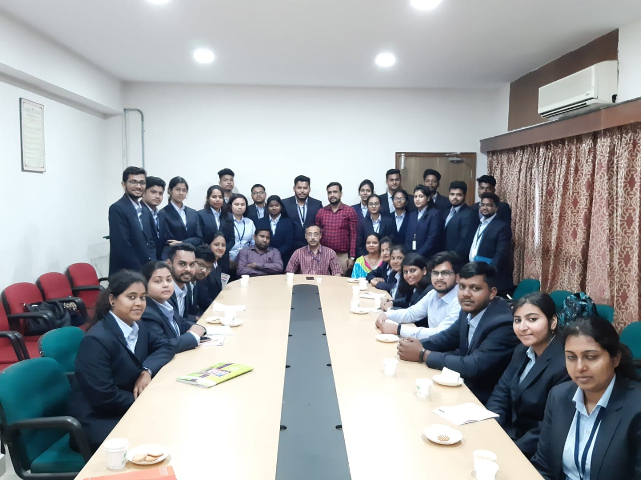 Student interaction with Debasis Ray , Executive Director (hr)