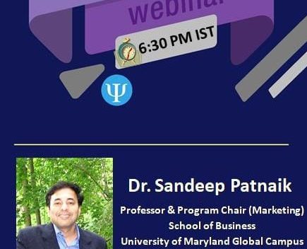 ALUMNI SPEAK: Prof Sandeep Patnaik,University of Maryland, USA, 25.09.2021