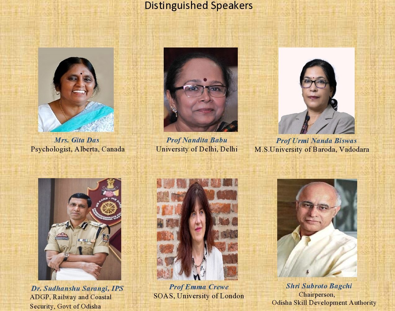 Distinguished Speakers: Intl Conference on Human Dignity and Mental Health in the New Normal, 17-18 December, 2021