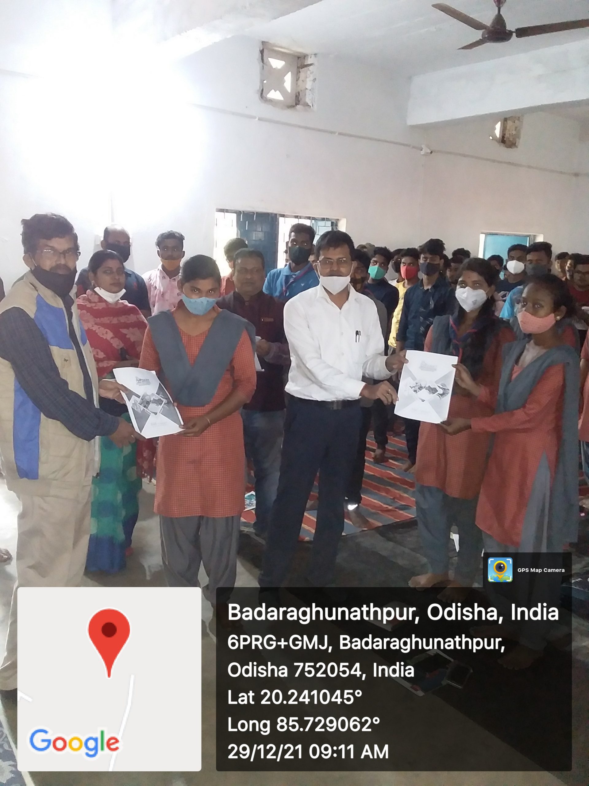 Out Reach Programme on Food Safety at Madanpur College, Bhubaneswar on 29/12/2021