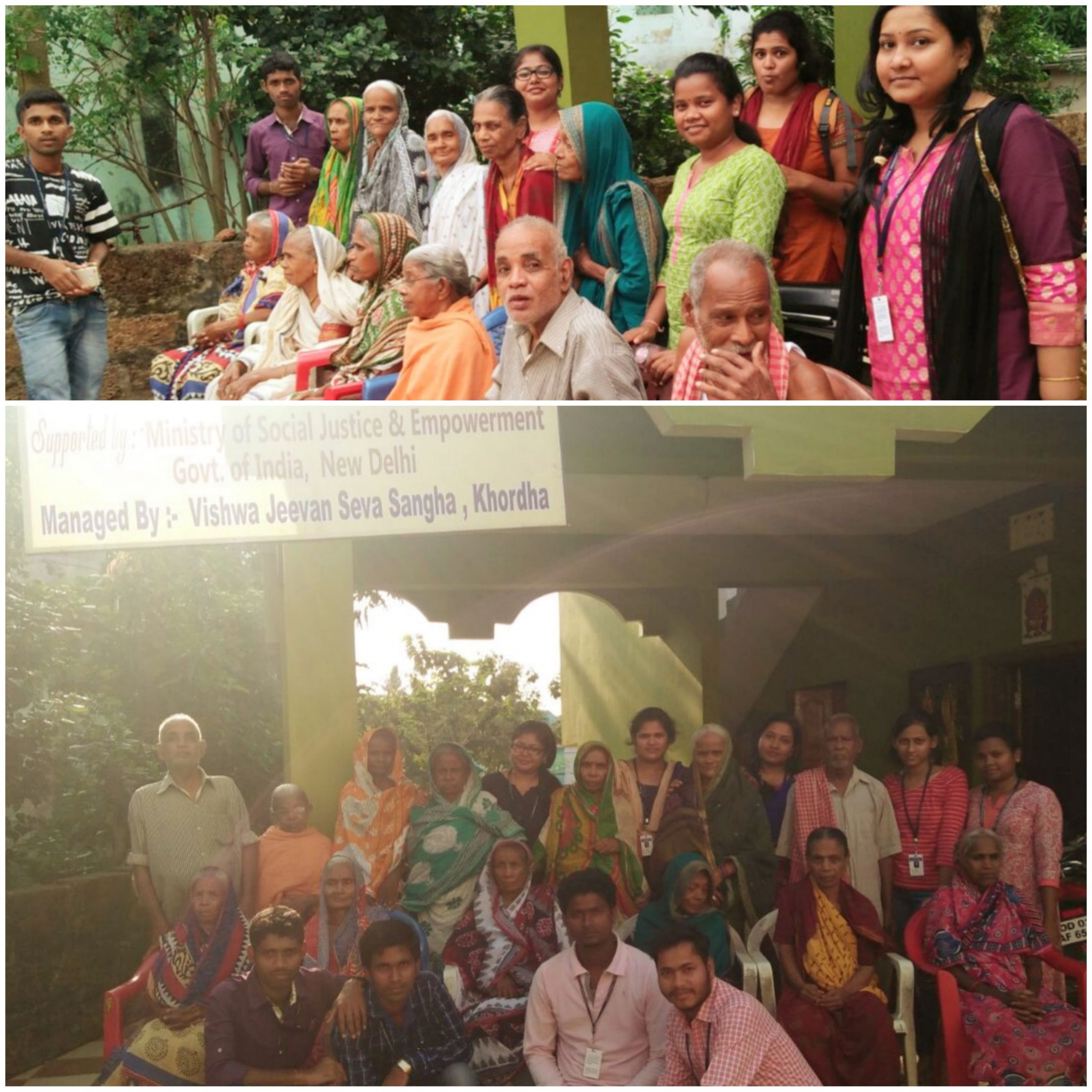 Interaction at Old-age home in 2017-19 Batch