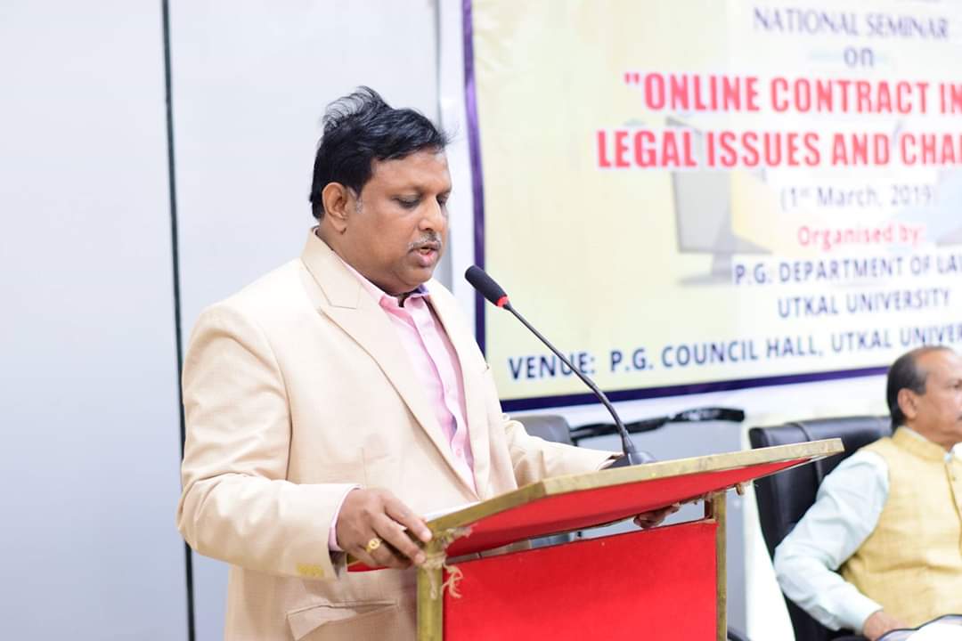 National Seminar on “Online Contract in India Legal Issues and Challenges” on 1st March 2019