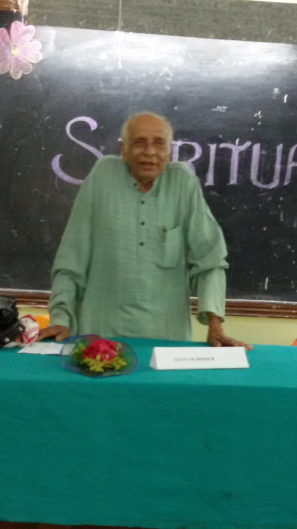 Spiritual seminar By Mr. R. N. Mishra (Retd. OAS and Jagannath temple, Puri Administrator) on 29/08/2016