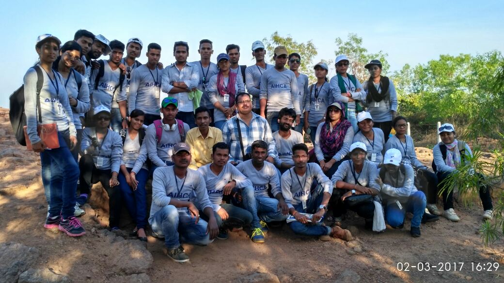 2nd semester students Field Visit to Buddhist Site Aragarh, Puri District, 2017