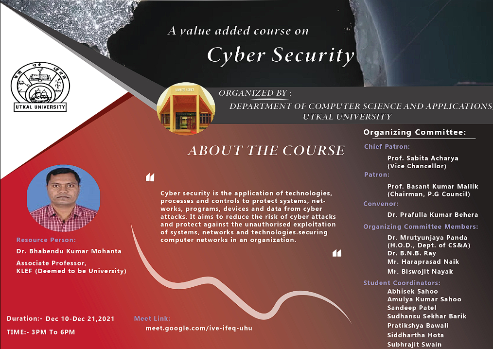 Value Added Course on “Cyber Security”