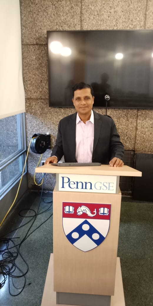 Prof. N. Das in Leadership Programme at Penn University, Pennsylvania, USA