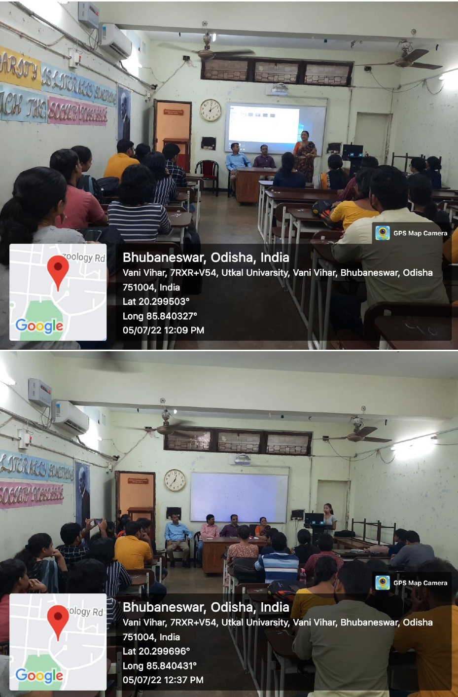 Anti-ragging Sensitization Programme organised by the Department of Sociology on 05th July 2022 