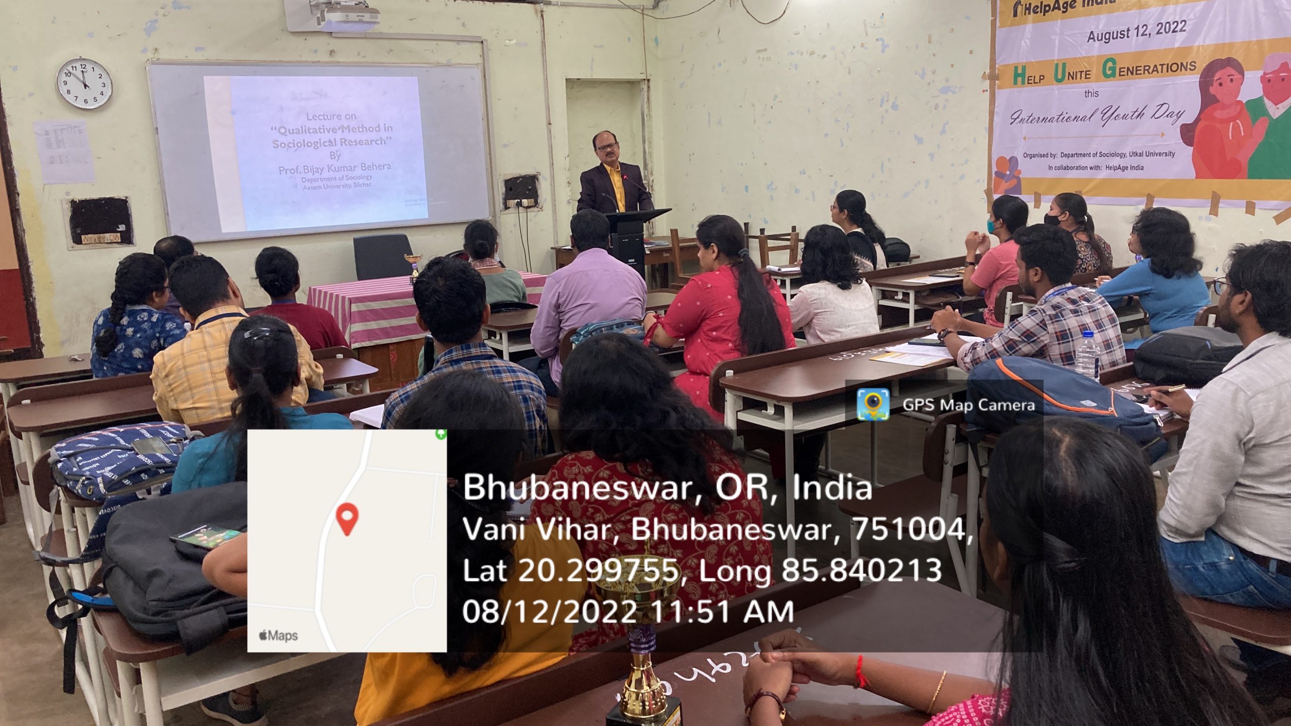 Lecture on “Qualitative Method in Sociological Research” by Prof. Bijaya K. Behera on 12 August 2022