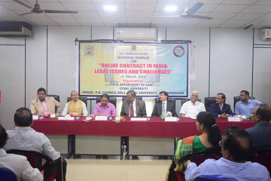 National Seminar on Online Contacts in India dated 1.03.2019