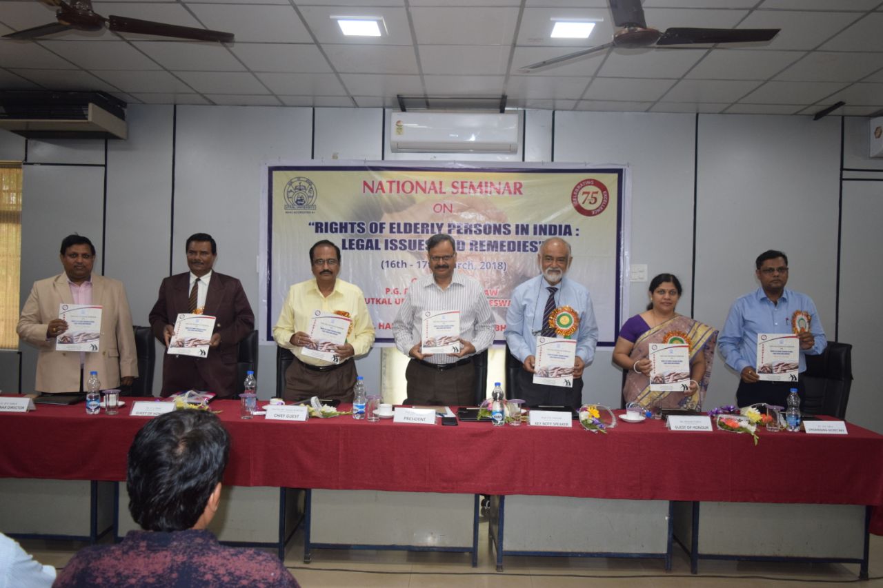 National Seminar on Rights of Elderly Persons in India – Legal Issues and Remedies dated 16.03.2018 & 17.03.2018