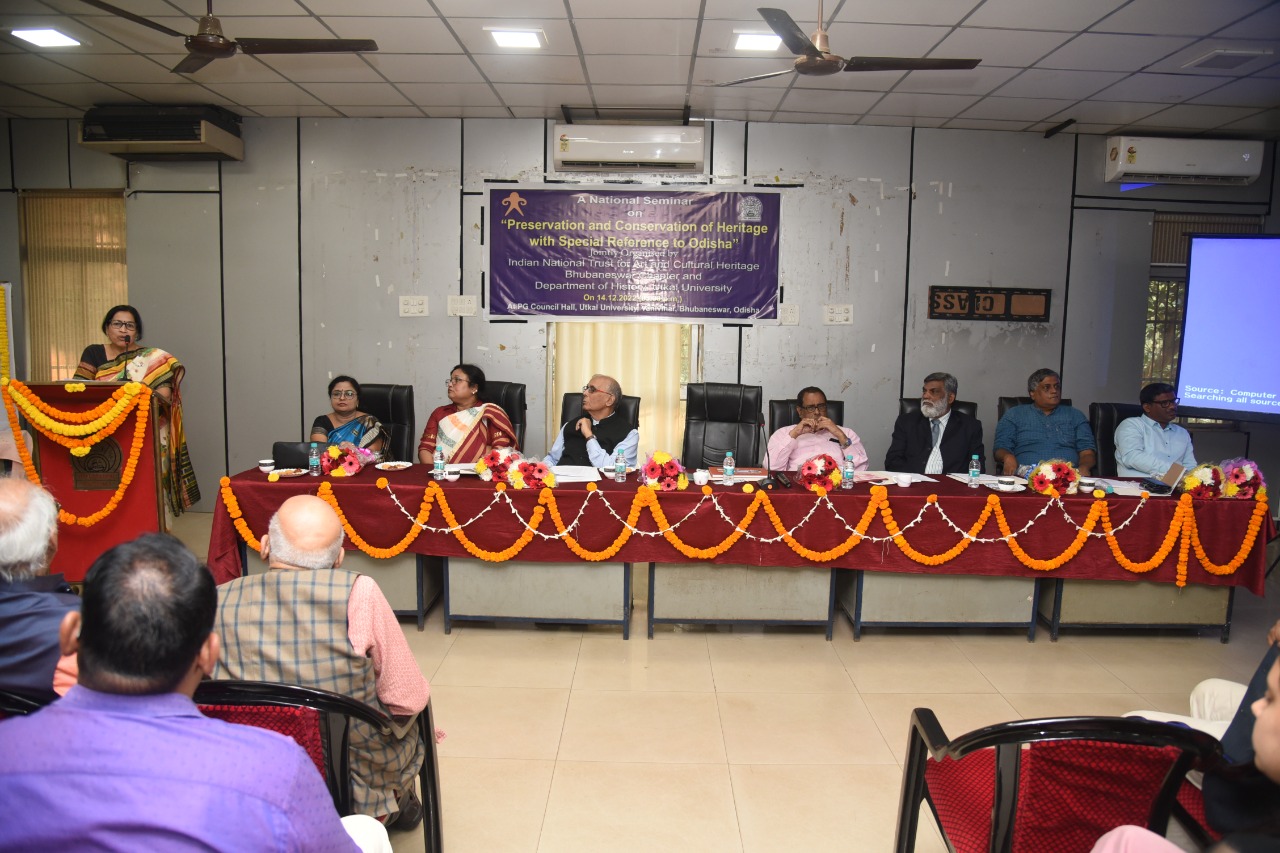 A national Seminar on conservation and preservation of Heritage with special reference to odisha