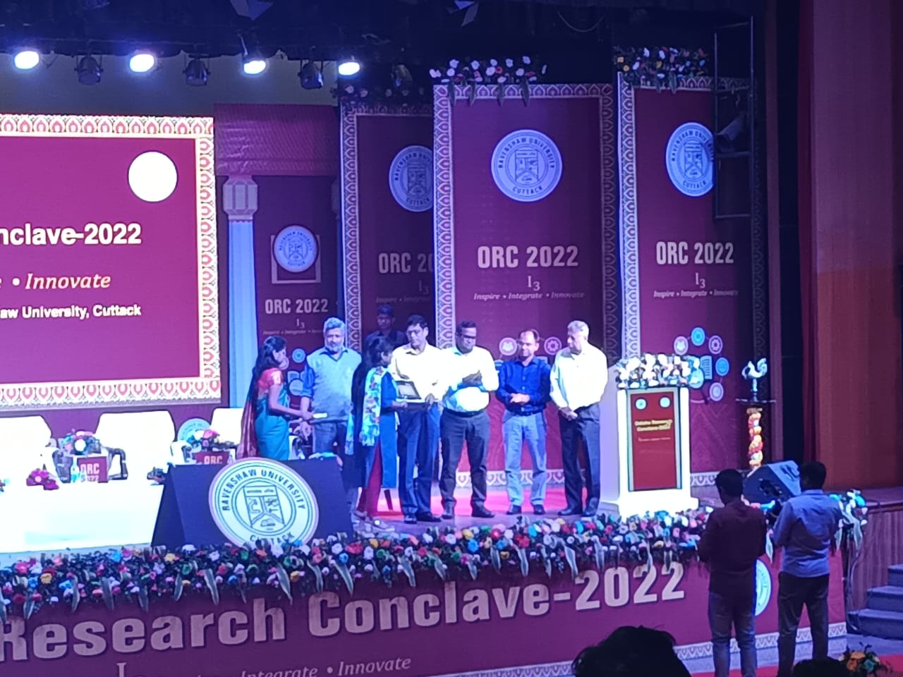 Chinmayee Mishra Awarded First Prize in Social Science at Odisha Research Scholar Conclave 2022 organised by  Odisha State Higher Education Council and Ravenshaw University.