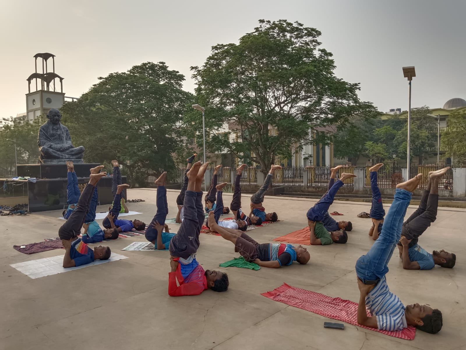 MORNING YOGA CONDUCTED BY DEPT. OF HISTORY