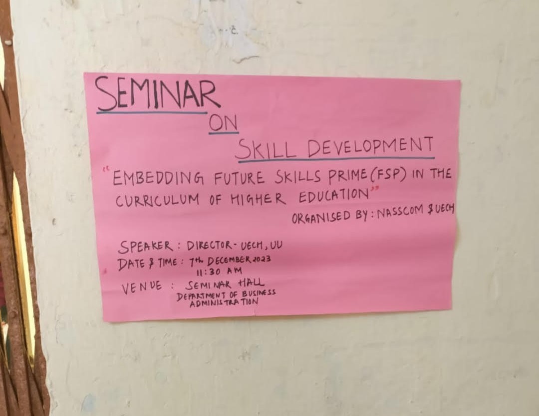 Seminar on Skill Development