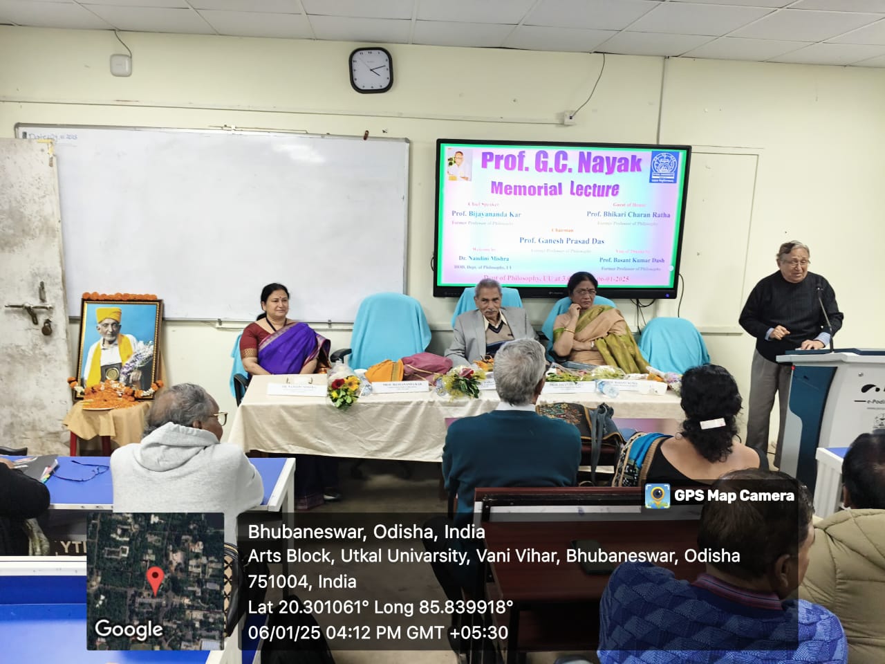 Prof. G.C. Nayak Memorial Lecture of the Department of Philosophy held on 20/05/2024.
