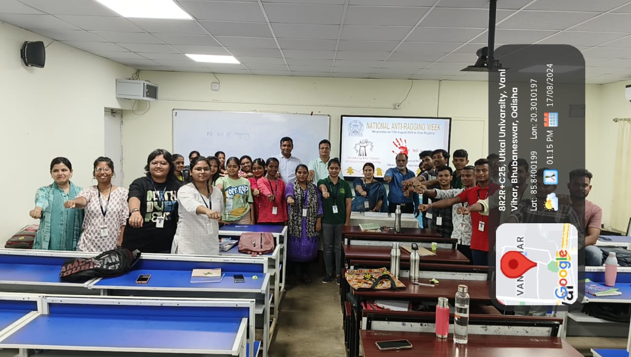 Celebration of Anti Ragging day and anti ragging week 2024 held in Dept. of Philosophy.
