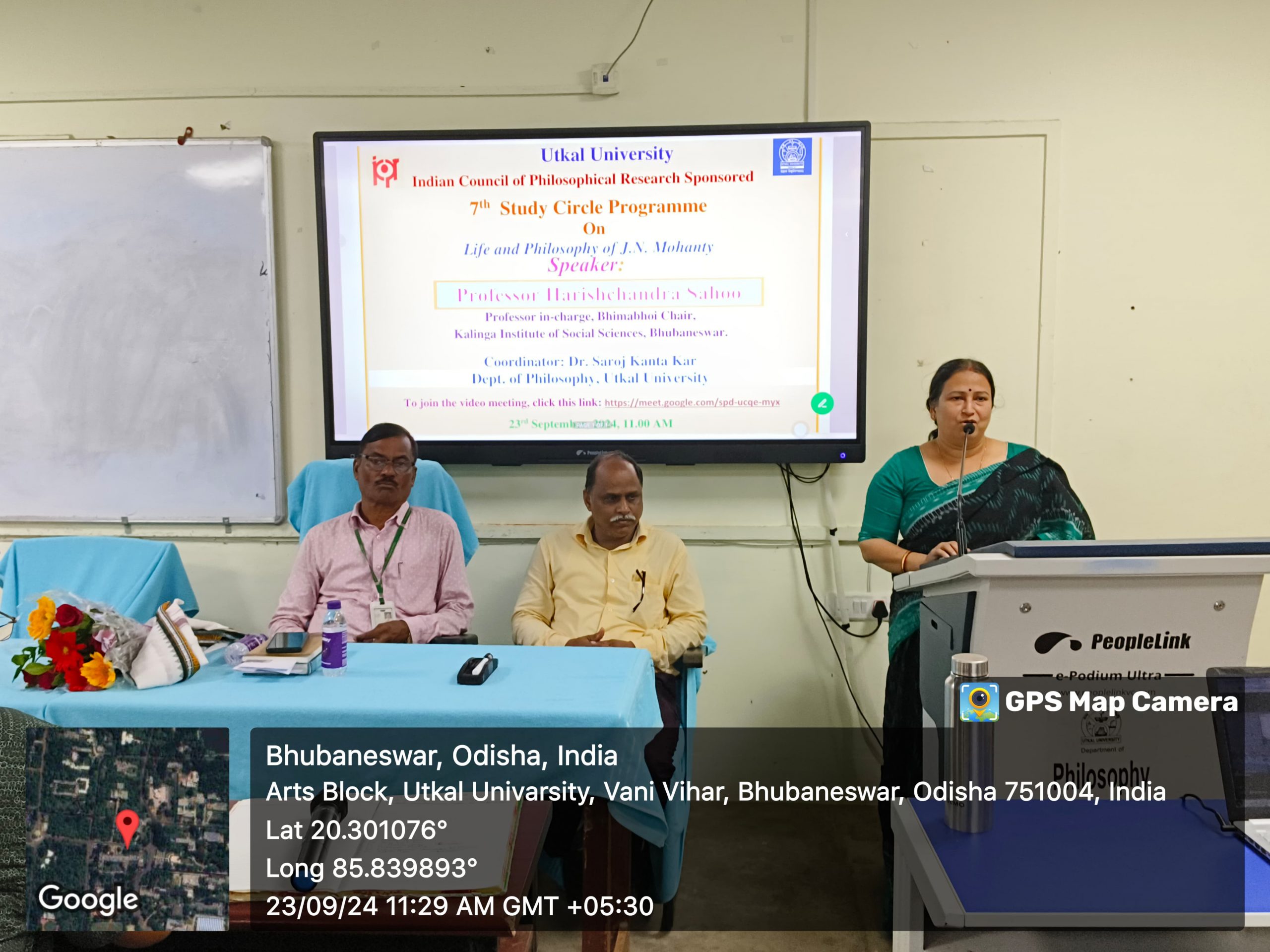 Indian Council of Philosophical Research sponsored 7th study circle programme held on 23/09/2024 in Dept. of Philosophy.