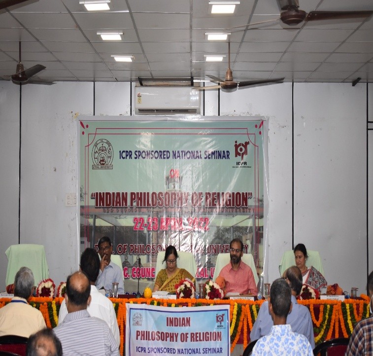  ICPR sponsored two days National seminar on Indian Philosophy of Religion-2022