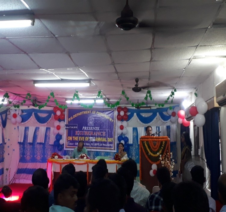 Dept. of Philosophy Celebrating  Annual Day 2019