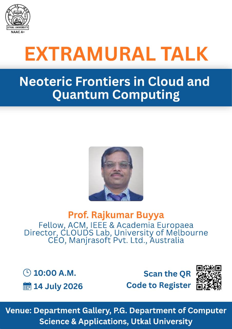 Extramural Talk on Neoteric Frontier in cloud and Quantum Computing