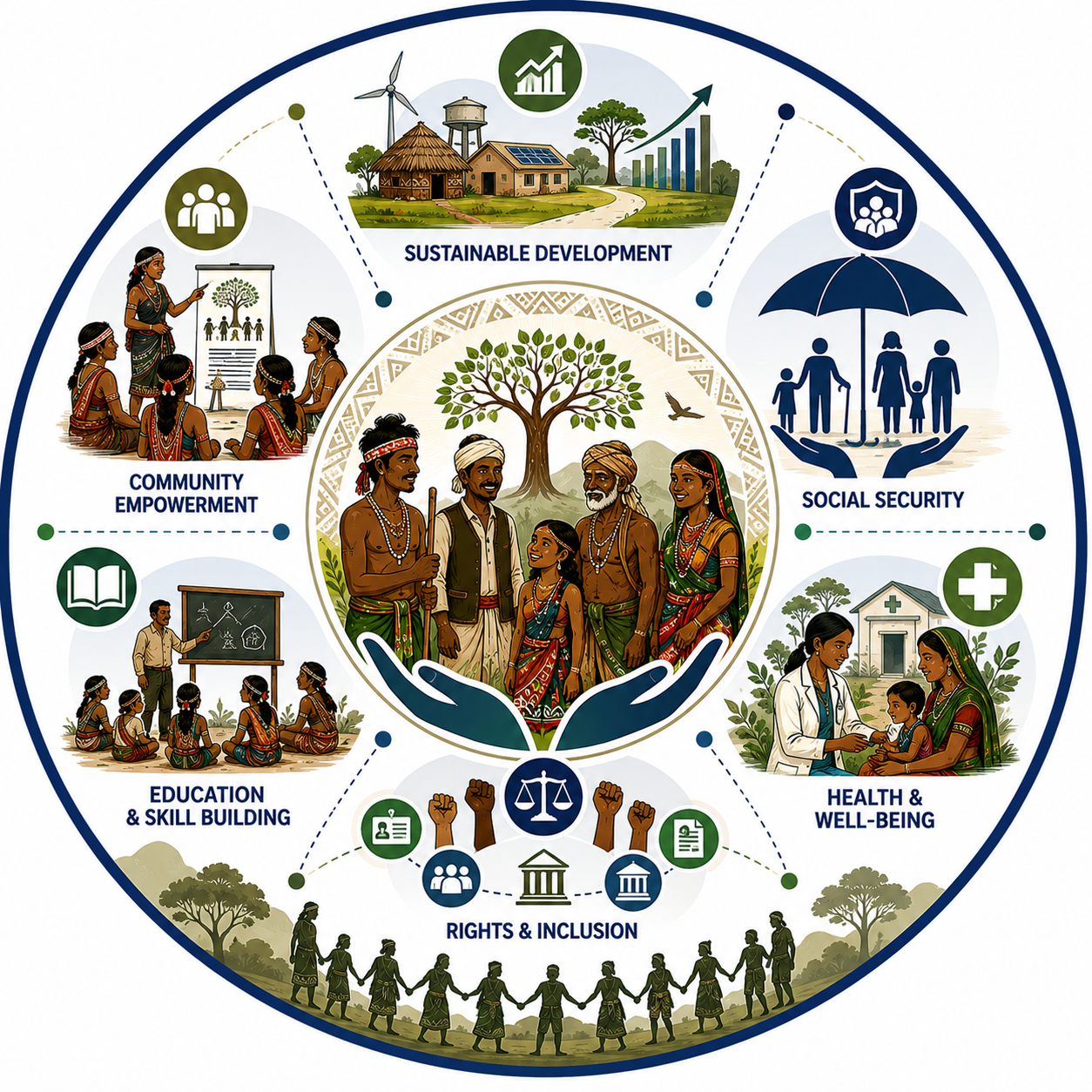 Development Anthropology and Social Security among PVTGs