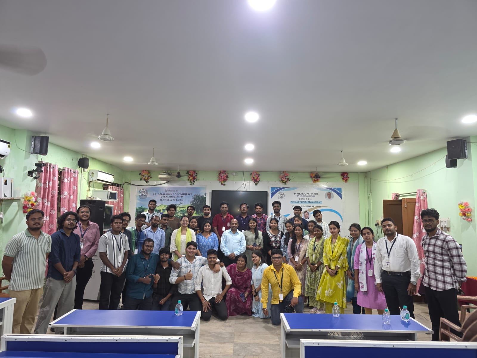 Prof. B.N. Pattnaik Memorial Lecture held on 01.10.26 @ P.G. Department of Commerce, Utkal University. 